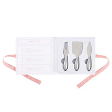 Load image into Gallery viewer, Cardboard Book Set - Gourmet Cheese Knives Set
