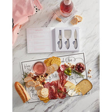 Load image into Gallery viewer, Cardboard Book Set - Gourmet Cheese Knives Set