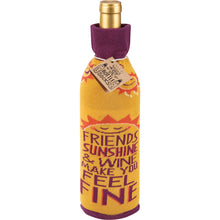 Load image into Gallery viewer, Bottle Sock - Sunshine & Wine