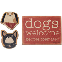 Load image into Gallery viewer, Magnet Set - Dogs Welcome
