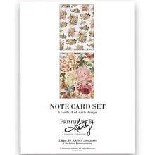 Load image into Gallery viewer, Cabbage Rose Note Card Set
