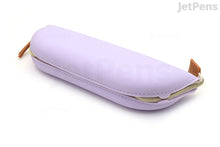 Load image into Gallery viewer, Lihit Lab Bloomin Zippered Pen Case - Lavender