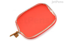 Load image into Gallery viewer, Lihit Lab Bloomin Zippered Pen Case - Poppy Red