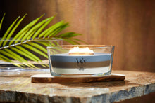 Load image into Gallery viewer, Unchartered Waters Trilogy Ellipse WoodWick Candle
