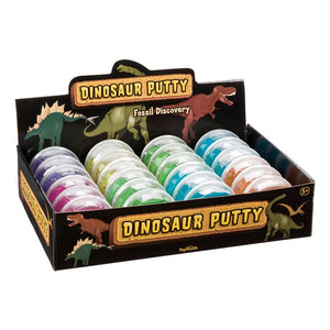 Dinosaur Fossil Putty, Reusable, Tactile, 3-1/2" Container