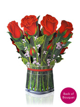Load image into Gallery viewer, Red Roses - Pop Up Flower Bouquet
