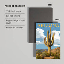 Load image into Gallery viewer, Arizona, Saguaro Cactus & Roadrunner - Premium Journal