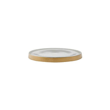 Load image into Gallery viewer, 5.5&quot; Gilded Glass Coaster For Small Round Botanical Candles
