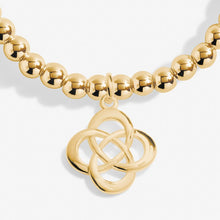 Load image into Gallery viewer, A Little 'Celtic Knot' Bracelet in Gold-Tone Plating