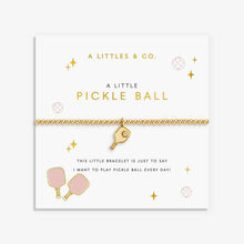 Load image into Gallery viewer, A Little 'Pickle Ball' Bracelet In Gold-Tone Plating