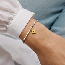 Load image into Gallery viewer, A Little 'There's No Better Friend Than You' Bracelet In Silver and Gold-Tone Plating