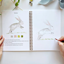 Load image into Gallery viewer, Animals Watercolor Workbook and Watercolor Paint Set
