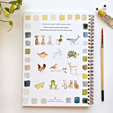 Load image into Gallery viewer, Animals Watercolor Workbook and Watercolor Paint Set