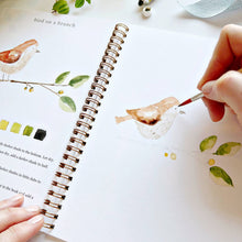 Load image into Gallery viewer, Animals Watercolor Workbook and Watercolor Paint Set