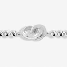 Load image into Gallery viewer, Anklet - Linked Circles Anklet In Silver Plating