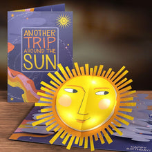 Load image into Gallery viewer, Another Trip Around the Sun Birthday Light-Up Lovepop Card