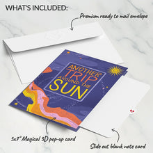 Load image into Gallery viewer, Another Trip Around the Sun Birthday Light-Up Lovepop Card