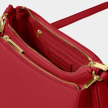 Load image into Gallery viewer, Aria Scoop Crossbody Bag - Garnet Red