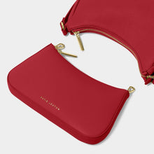 Load image into Gallery viewer, Aria Scoop Crossbody Bag - Garnet Red