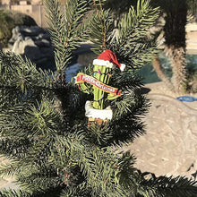 Load image into Gallery viewer, Arizona – Santa Hat Cactus – “Merry Christmas” – Resin Ornament