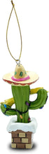 Load image into Gallery viewer, Arizona – Sombrero Hat Cactus – “Merry Christmas” – Resin Ornament