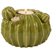 Load image into Gallery viewer, Barrel Cactus Candle Holder
