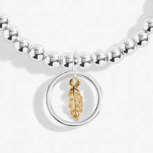 Load image into Gallery viewer, Beautifully Boxed A Little 'Feathers Appear When Loved Ones Are Near' Bracelet & Gold-Tone Plating