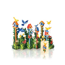 Load image into Gallery viewer, Birdhouse Garden - Pop Up Card