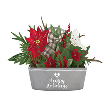 Load image into Gallery viewer, Winter Flower Basket Decoration by Lovepop