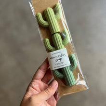 Load image into Gallery viewer, Cactus Mini Soap (3-Pack) - Agave (3 shades of green)