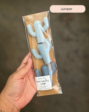 Load image into Gallery viewer, Cactus Mini Soap (3-Pack) - Juniper (3 shades of blue)