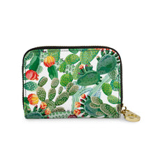 Load image into Gallery viewer, Cactus Zipper Wallet - RFID blocking