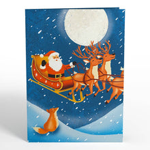 Load image into Gallery viewer, Christmas Eve Sleigh Ride Music and Lights Light-Up Lovepop card