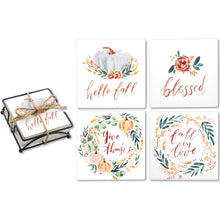 Load image into Gallery viewer, Coaster Set - Fall Blessings
