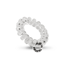 Load image into Gallery viewer, Crystal Clear Tiny Hair Ties Set of 5