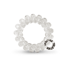 Load image into Gallery viewer, Crystal Clear Tiny Hair Ties Set of 5