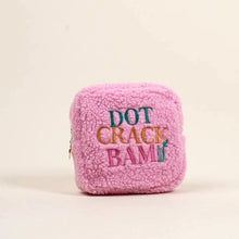 Load image into Gallery viewer, Dot Crack Bam - Square Teddy Pouch