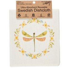 Load image into Gallery viewer, Dragonfly Swedish Dishcloth Set