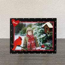 Load image into Gallery viewer, Easel w/ Kickstand, Black w/ White Dots, Magnetic Home Decor