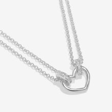 Load image into Gallery viewer, Evermore Heart Necklace In Silver Plating