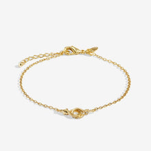 Load image into Gallery viewer, Evermore Linked Knot Bracelet In Gold-Tone Plating