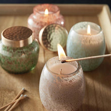 Load image into Gallery viewer, Red Candle with Gold Lid - Volcano Scent