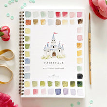Load image into Gallery viewer, Fairytale Watercolor Workbook and Watercolor Paint Set