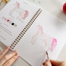 Load image into Gallery viewer, Fairytale Watercolor Workbook and Watercolor Paint Set