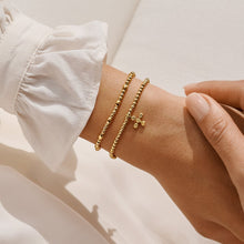 Load image into Gallery viewer, Faith A Little 'God Is With You' Set Of Two Bracelets In Gold-Tone Plating