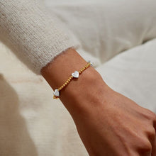 Load image into Gallery viewer, 'Faith, Peace, Love' Bracelet In Silver And Gold-Tone Plating