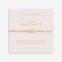 Load image into Gallery viewer, Forever Yours 'Perfect Paw Print' Bracelet In Gold-Tone Plating