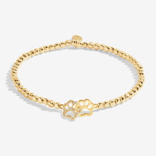 Load image into Gallery viewer, Forever Yours 'Perfect Paw Print' Bracelet In Gold-Tone Plating