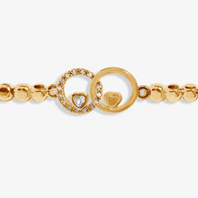 Load image into Gallery viewer, Forever Yours 'Wishing You A Happy Retirement' Bracelet In Gold-Tone Plating