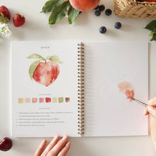 Load image into Gallery viewer, Fruit Watercolor Workbook and Watercolor Paint Set
